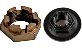 Castle nuts & flange nuts