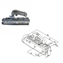 ALKO AK 7 version D square 50 mm with 4 holes special...