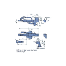 BPW gryde. ZAF 2.0-2 1250-2000 kg Hulmønster: FV 120 mm, FH 167-217 mm