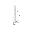 Stopa podporowa 50 mm, kwadratowy zakres regulacji 5x40...