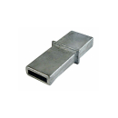 Aluminum plug-in foot for aluminum profile 60 x 30 mm,...