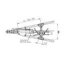 Trawers kola podporowego dla polaczen kolejowych V - 3500 kg