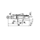 Overløbsenhed DIN øje AE V 161S 950-1600 kg over RB 2361