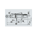 Overløbsanordning DIN øje AE V 251S 1500-2700 kg over RB 3062/3081