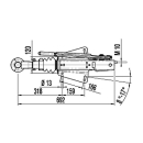 Overrun device DIN eye AE V 251S 1500-2700 kg above RB 2361