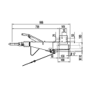 AL-KO AE DIN øje 161 S 950-1600 kg 1637/2051 firkantrør 100mm