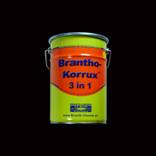 Brantho Korrux "3 i 1" 5 liter dyb sort RAL 9005