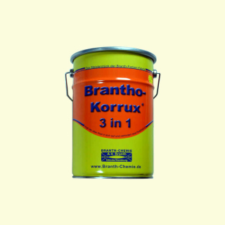 Brantho Korrux "3 i 1" 5 liter creme hvid RAL 9001