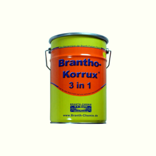 Brantho Korrux "3 i 1" 5 liter ren hvid RAL 9010