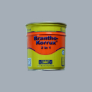 Brantho Korrux "3 i 1" 0,75 liter dåse sølvaluminium / hvid aluminium RAL 9006