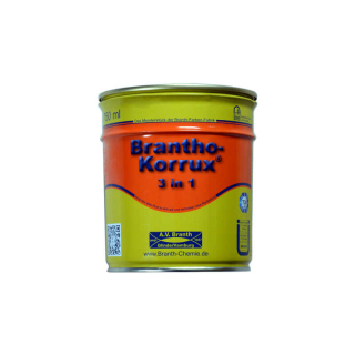 Brantho Korrux "3 i 1" 0,75 liter dåse ren hvid RAL 9010