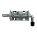 Spring bolt lock galvanized 155 mm long Ø 12 mm