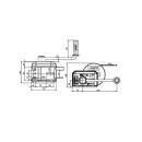 AL-KO 501 A OPTIMA cabrestante de cable de 500 kg con 10...