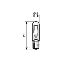 Bombilla Osram 12V 2W zócalo 2x4.6d