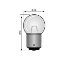 Zarówka 12V 10W BA 15 S.