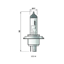 Glühlampe Narva H7 HD 24/70W Sockel Px26d + 100 %