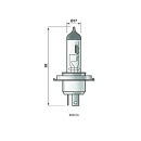 Zarówka Osram Bilux 12V 60 / 55W gniazdo P43t