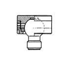 Kuglehoved Ø 44 mm svejsbar til hydrauliske cylindre