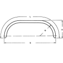 Profil de garde-boue double essieu 12/40