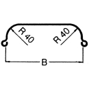 Single-axle fender profile 40