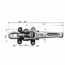 Cerradura excéntrica 6043, ajustable, para...