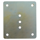 Counter plate for lashing troughs