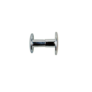 Hul nitte dobbelt kalott, galvaniseret 9 x 3 mm, hoved 10 mm