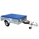 Trailer flad presenning med gummibælte 2575 x 1345...