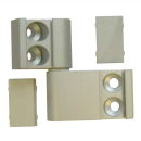 Door hinge aluminum side door / horse trailer