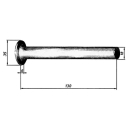 Bullone oscillante con smusso, 18 x 130 mm, per...