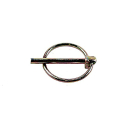 Linch pin, galvanized. Bolt: 7 mm, x 42 mm