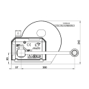 Cabrestante de cable AL-KO 1201 A OPTIMA con cable de 25 m