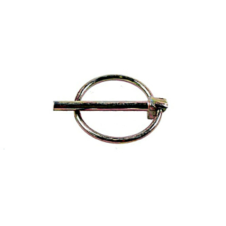 Ringstift, galvaniseret Bolt: 10 mm, x 47 mm