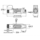 Kabelspil DC-motor type Talon Rope & Hook