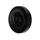 Spare wheel solid rubber plastic rim 200x50