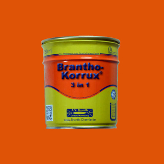 Brantho Korrux "3 i 1" 0,75 liter kan trafik orange RAL 2009