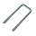 U-bolt M10 galvaniseret LH 130 mm x LW 42 mm