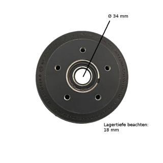 Bremsetromle egnet til BPW 200 x 50, hjultilslutning: 112 x 5 huller S 2005-5 RASK ECO