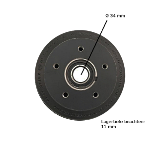 Bremsetromle egnet til BPW 200 x 50, hjultilslutning 112 x 5 huller S 2005-7 RASK ECO