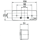 Jokon 510/516 BBS (K) R destra, lampada a tre camere...