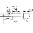 Albe Berndes EM 80 V version G 70 mm square M10