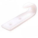 Ganci per telone a 2 fori, plastica, colore: bianco