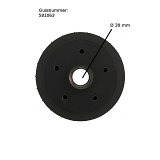 ALKO bremsetromle: 200 x 50, hjulforbindelse: 112 x 5 huller, justerbare lejer