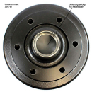 ALKO brake drum: 300 x 80, wheel connection: 205 x 6 hole...