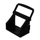 Wedge pocket for wheel chock, plastic color: black