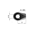 Yeux pour ressorts à gaz (ronds)