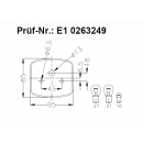 Geka lens BBSK95 met kentekenverlichting