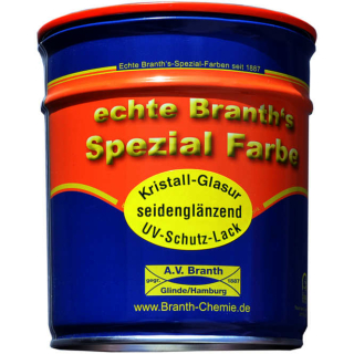 BRANTHs CRYSTAL Glaze UV-beskyttelseslak 0,75 liter - silkeblank