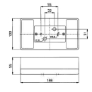 Luce a quattro camere JOKON BBS (K) W 2002 destra, con...