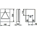 Multikammerlys 6800/10, venstre hale, indikator, bremse, NSL, lodret.